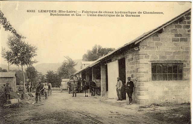 L'usine de Chaux à Chambezon