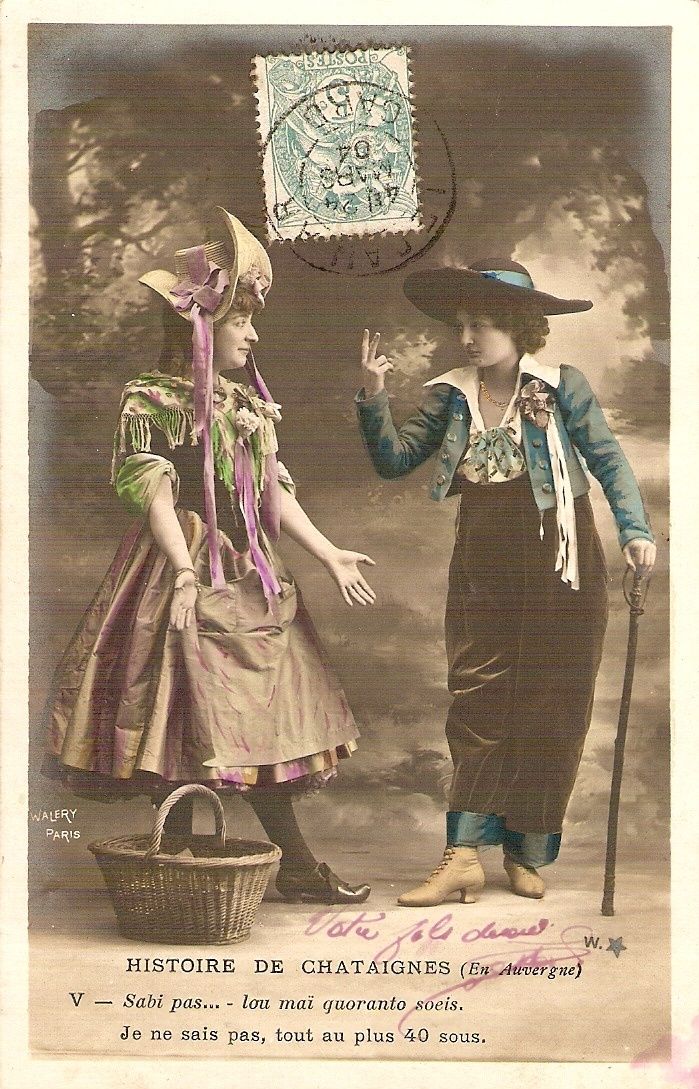 Histoire de chataigne en patois