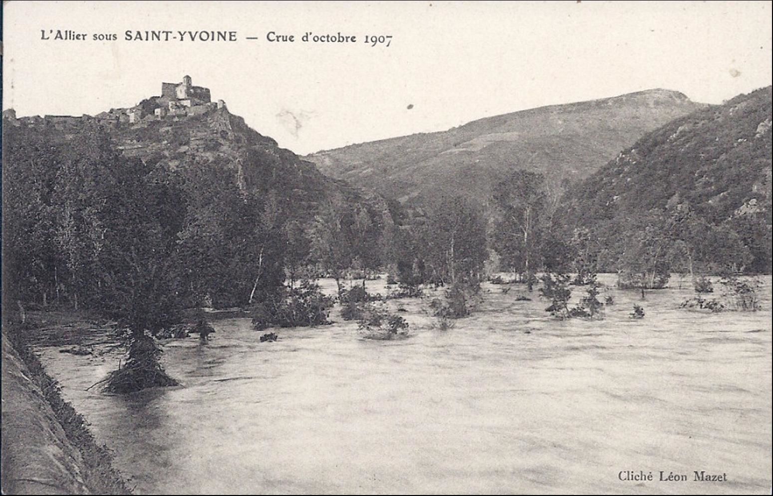 Les grandes crues de l'Allier