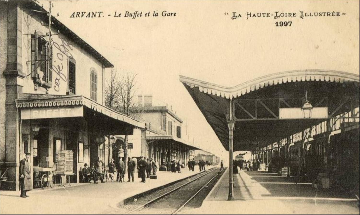 La gare d'Arvant