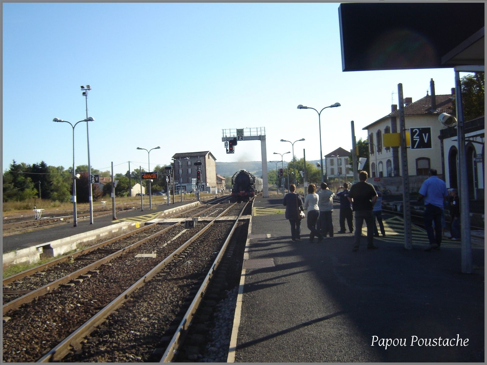 La gare d'Arvant