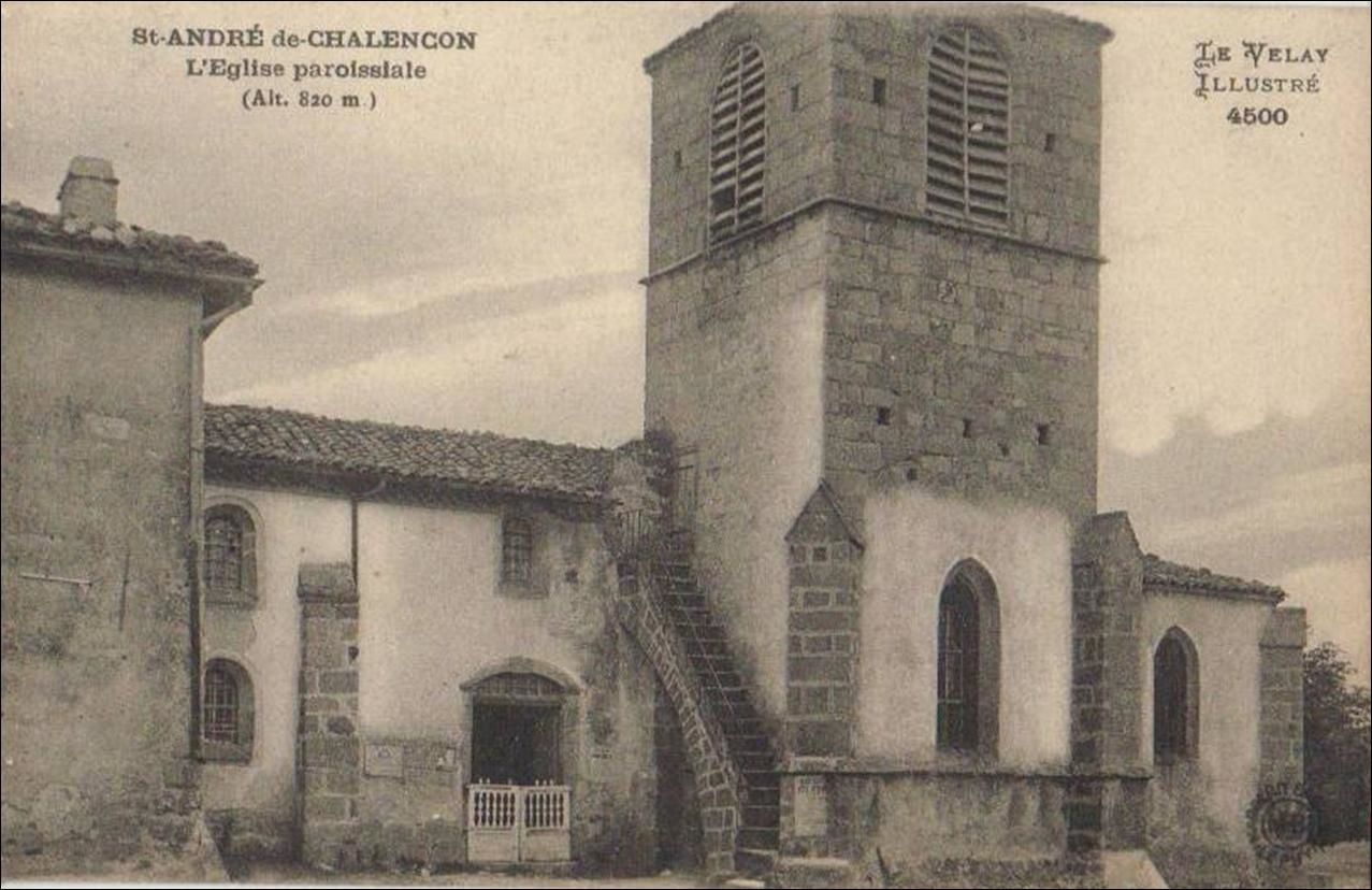 Eglise et monument à Saint André de Chalençon