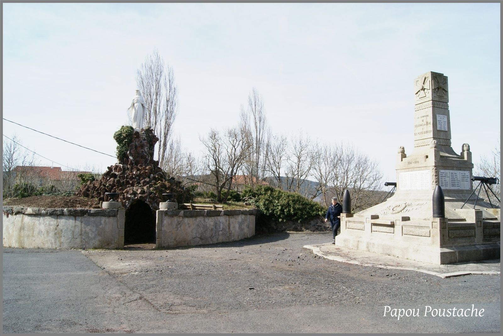 La Vierge et le Monument à Solignac sur Loire