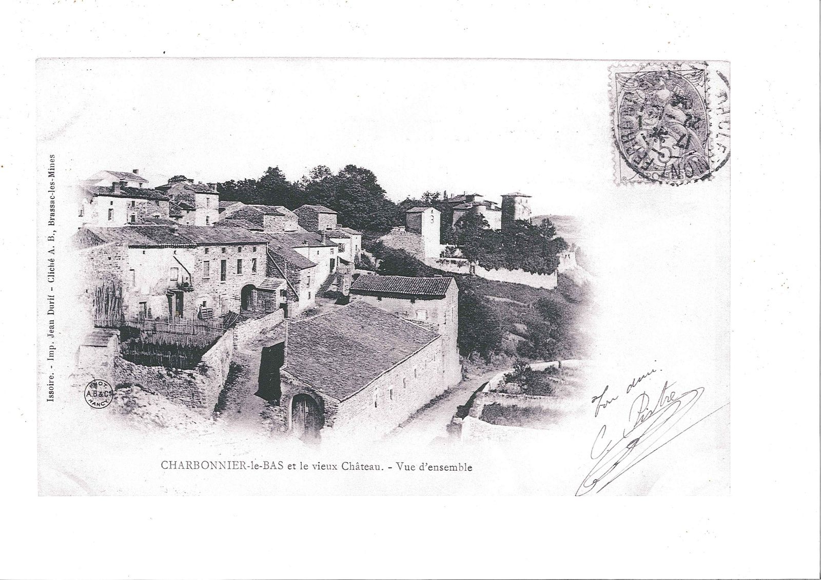 Le Château de Charbonnier et la Commanderie