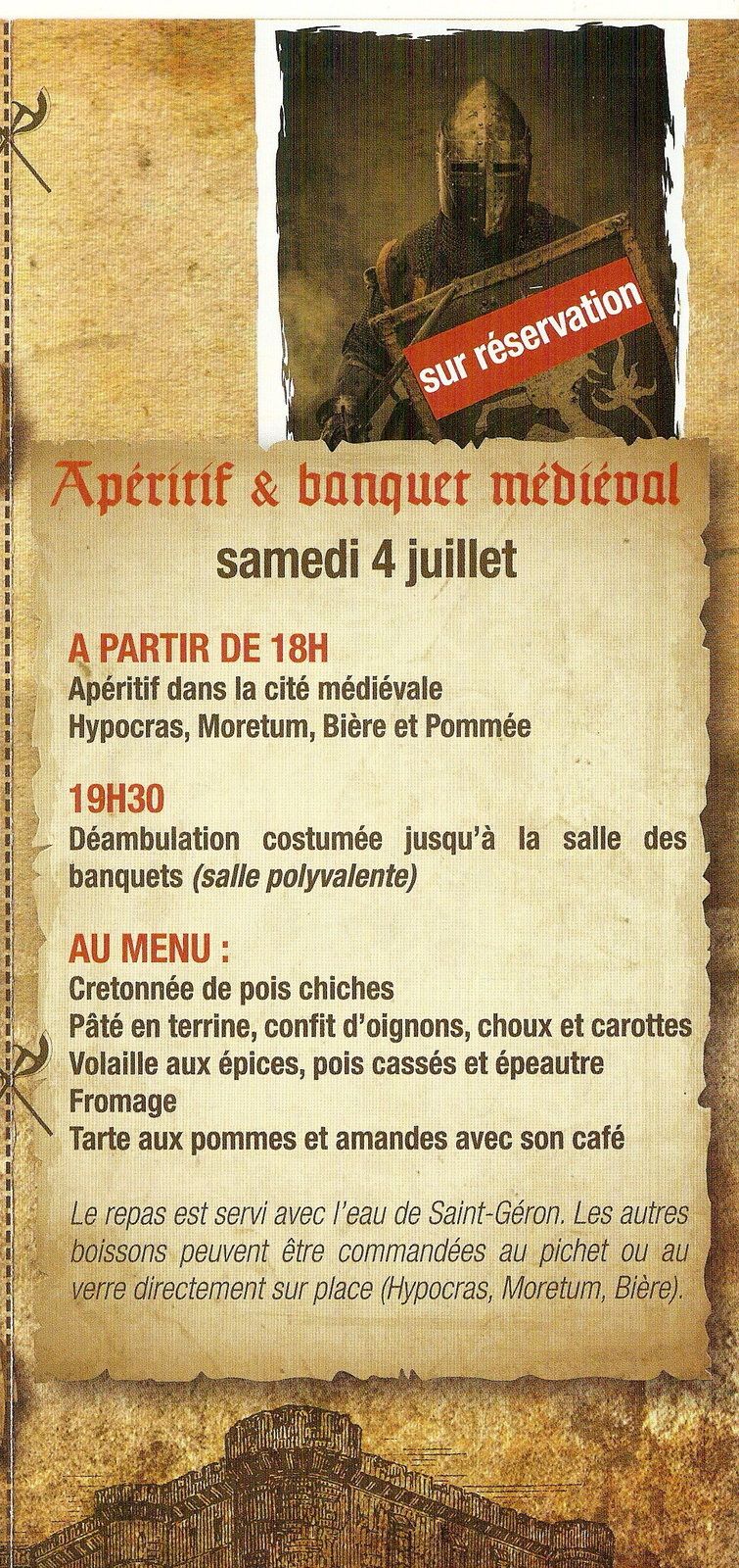 Fête médiévale à Auzon