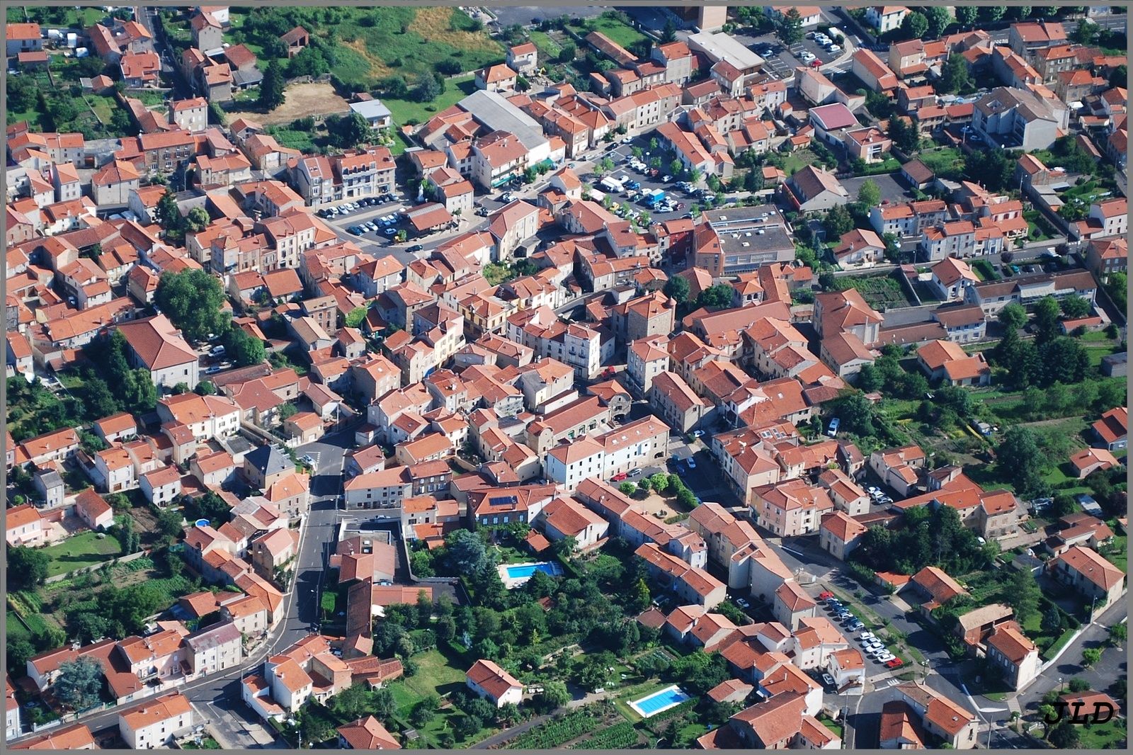Le Bassin minier de Brassac vu d'en haut