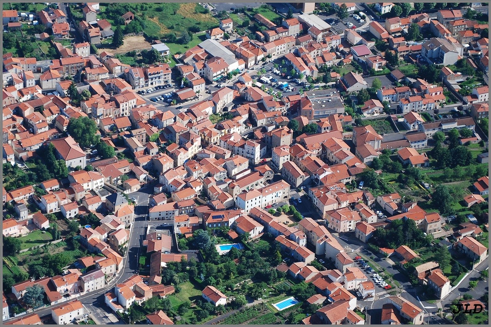 Le Bassin minier de Brassac vu d'en haut