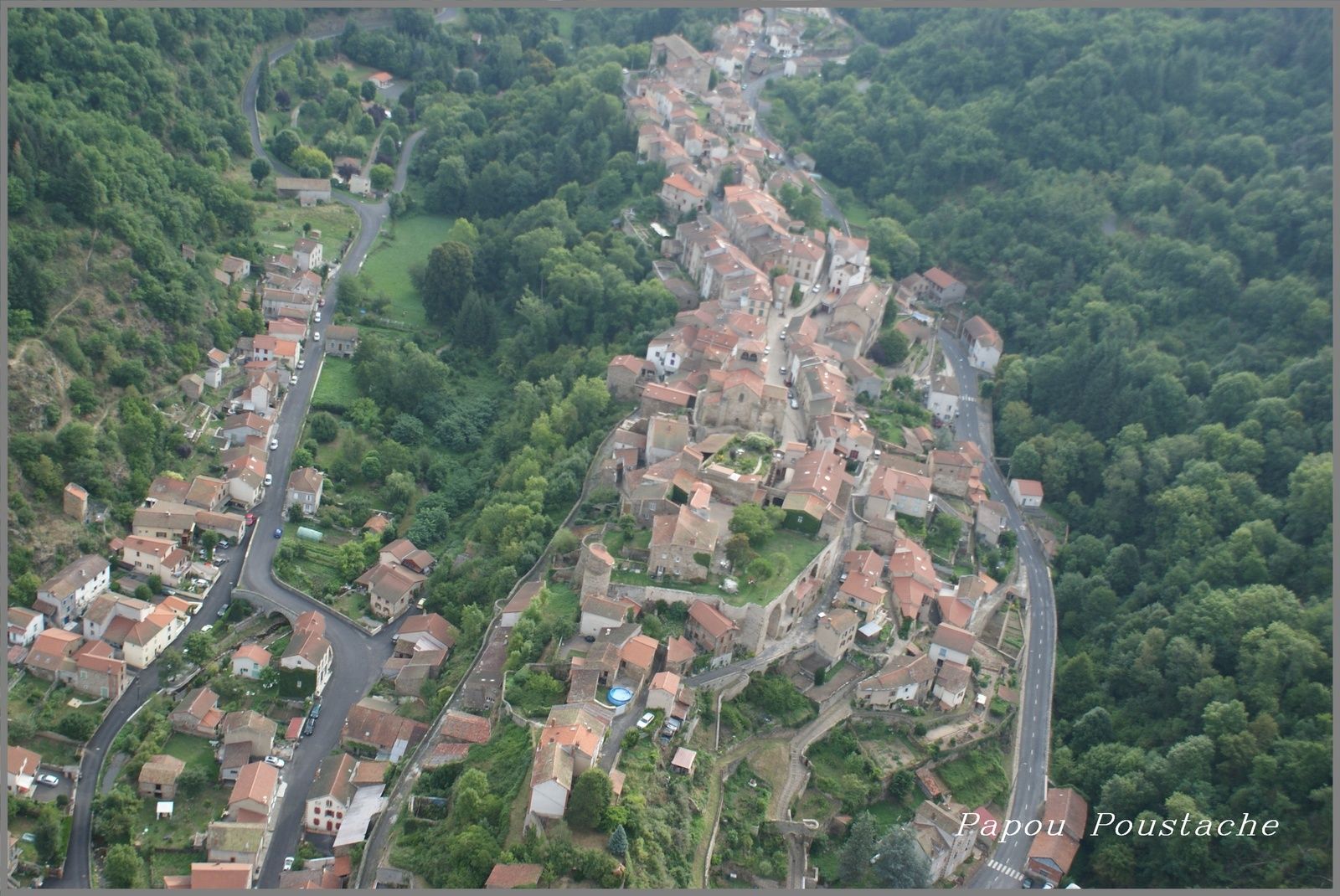 Auzon vu du ciel