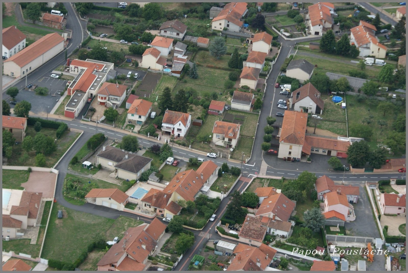 Charbonnier les mines vu du ciel