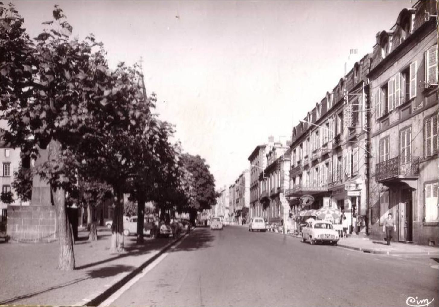 Riom dans les années 1950-60
