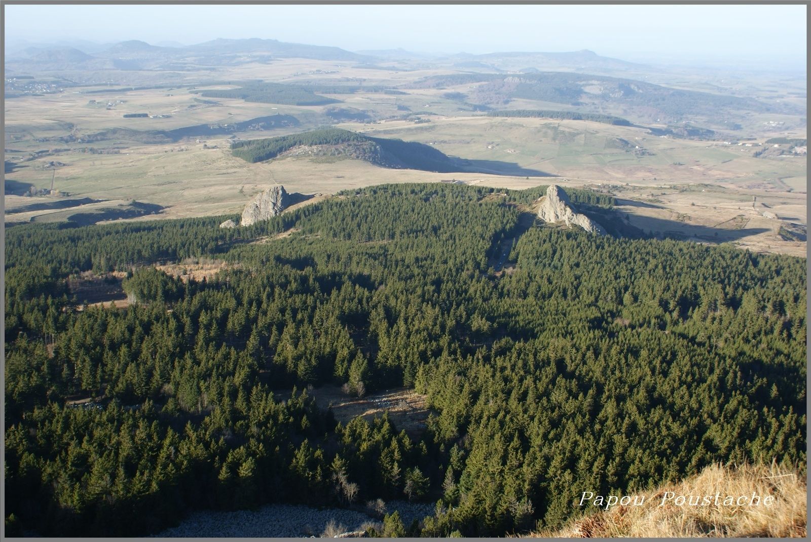 Les monts   d'Ardeche et de Haute Loire