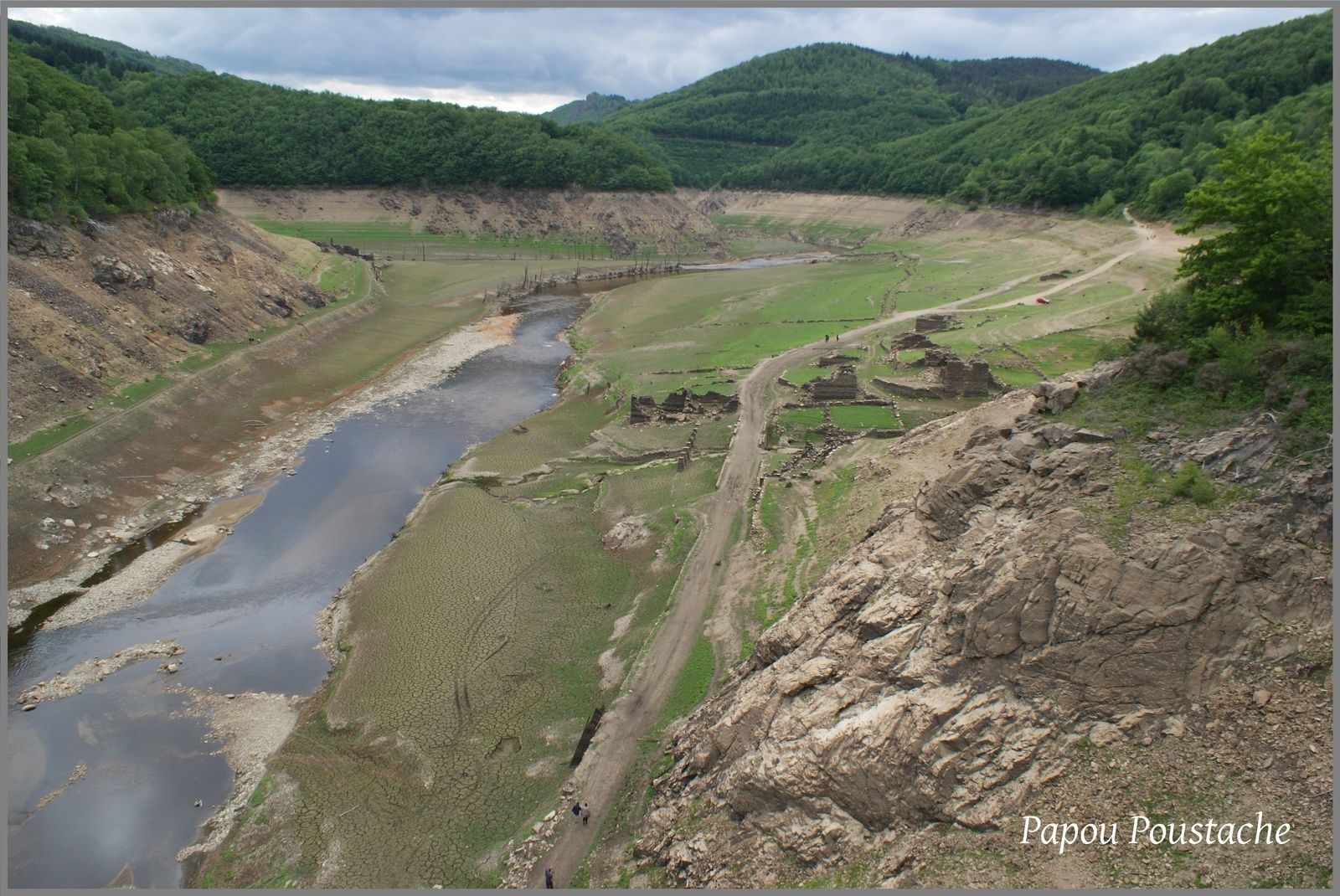 La construction du barrage de Sarrans