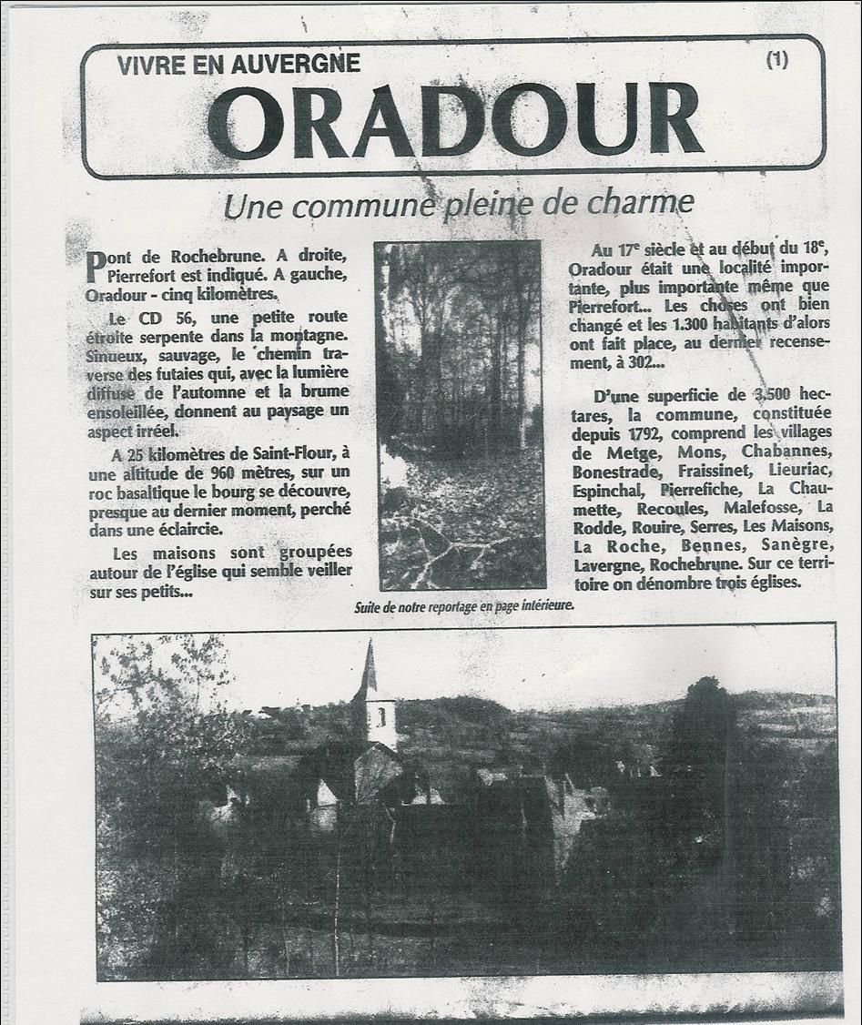 Oradour :Album de Gérard
