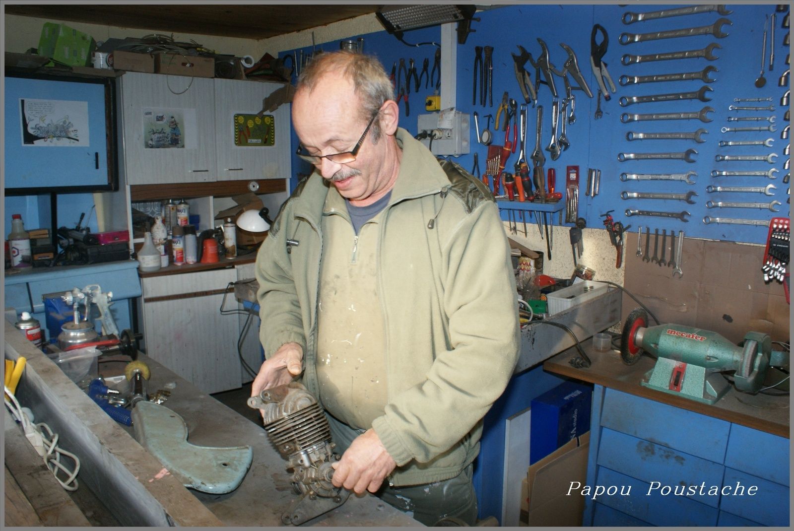 Ils vivent leur passion: Michel et ses Solex
