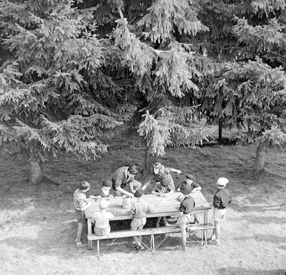 La colonie de vacances de Montboissier