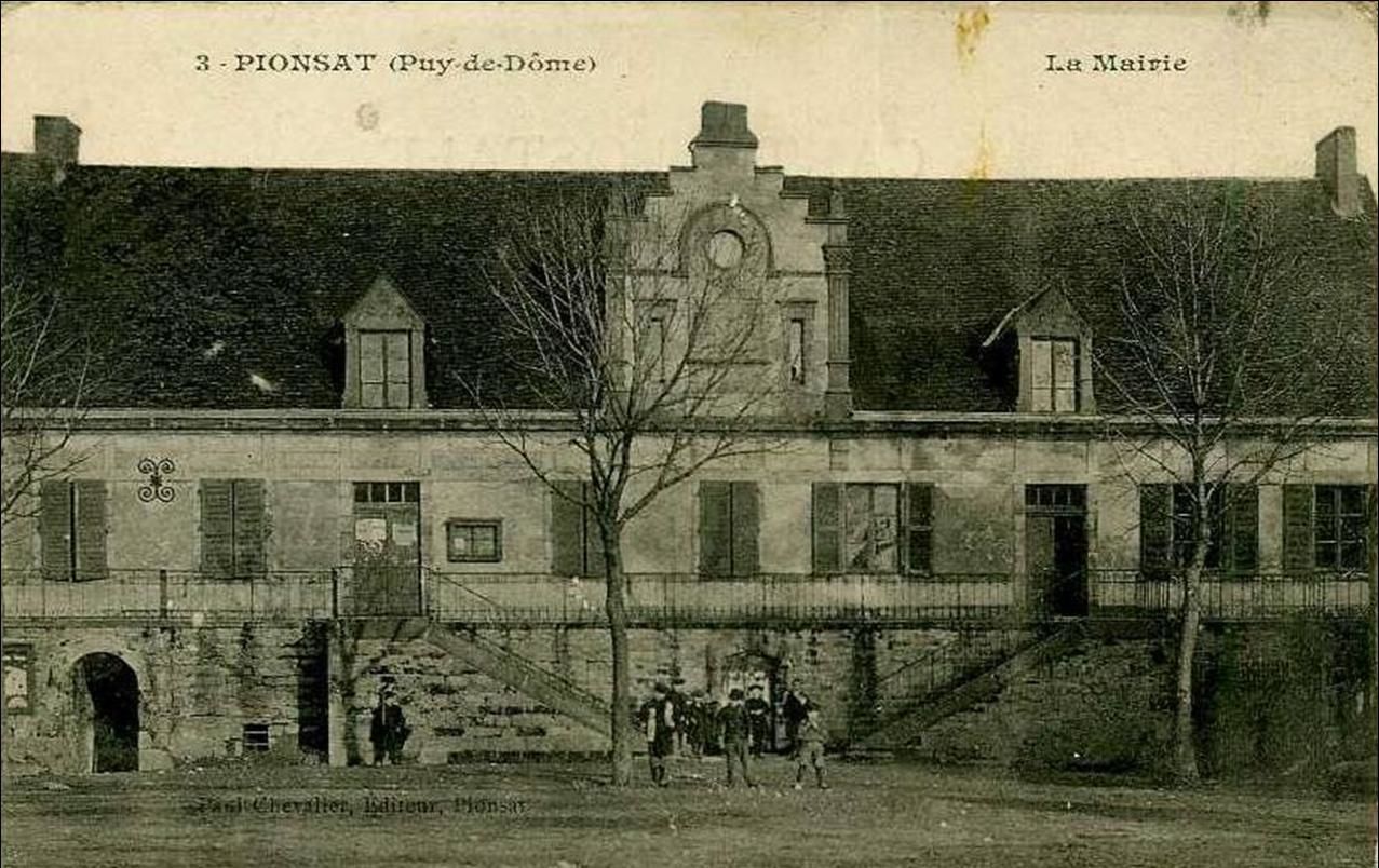 Pionsat au debut du siècle dernier