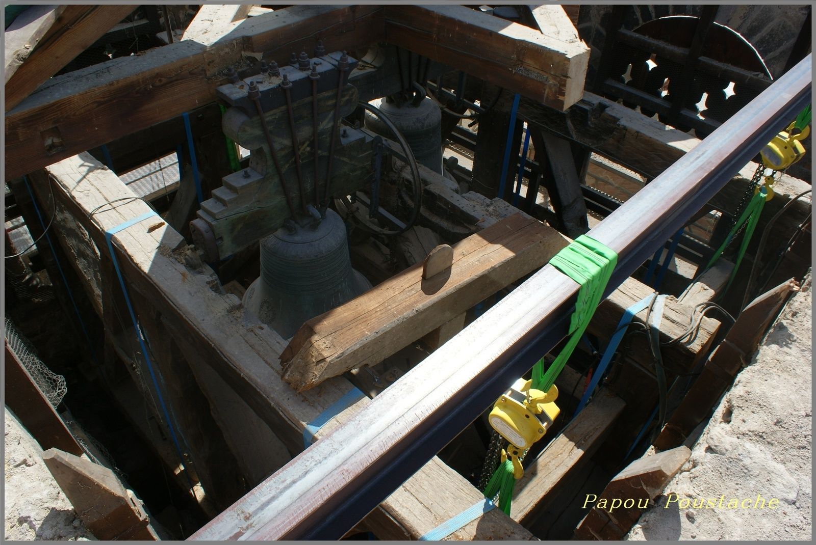 Modification beffroi collégiale d'Auzon