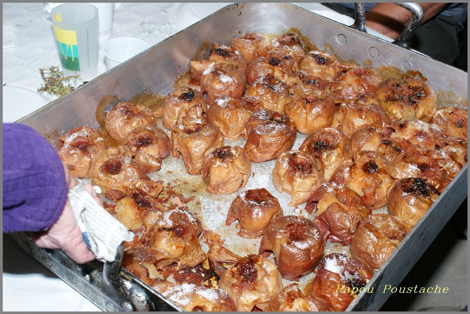 Les pommes au four