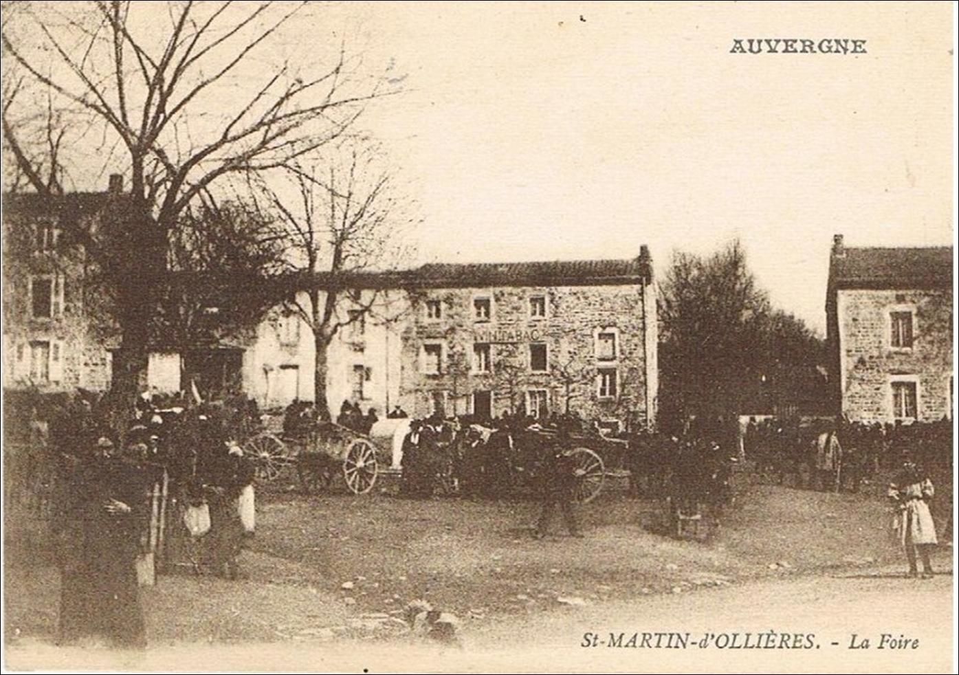 Les villages du puy de dome :St martin d'Ollières