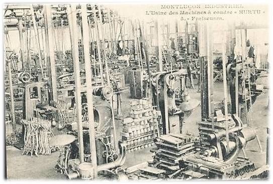 Les machines à coudre Hurtu à Montluçon(03) histoire de Hurtu