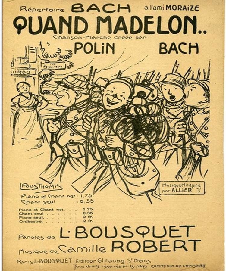 -Quand la Madelon -Chanson relancée par un Auvergnat