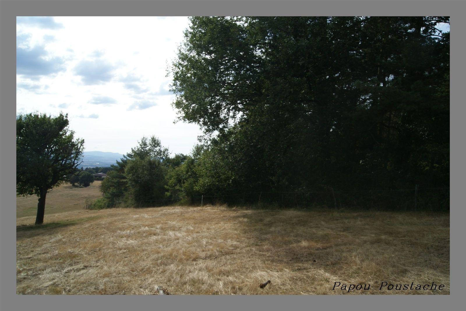 Raid aérien au dessus de la commune d'Auzon en Août 1944