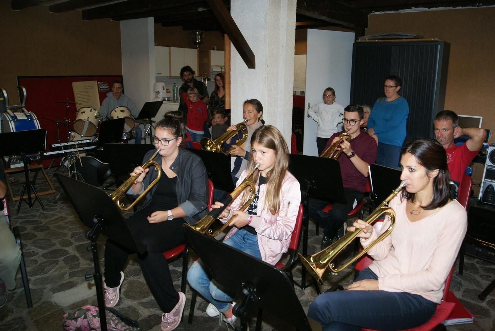 La fanfare à Auzon