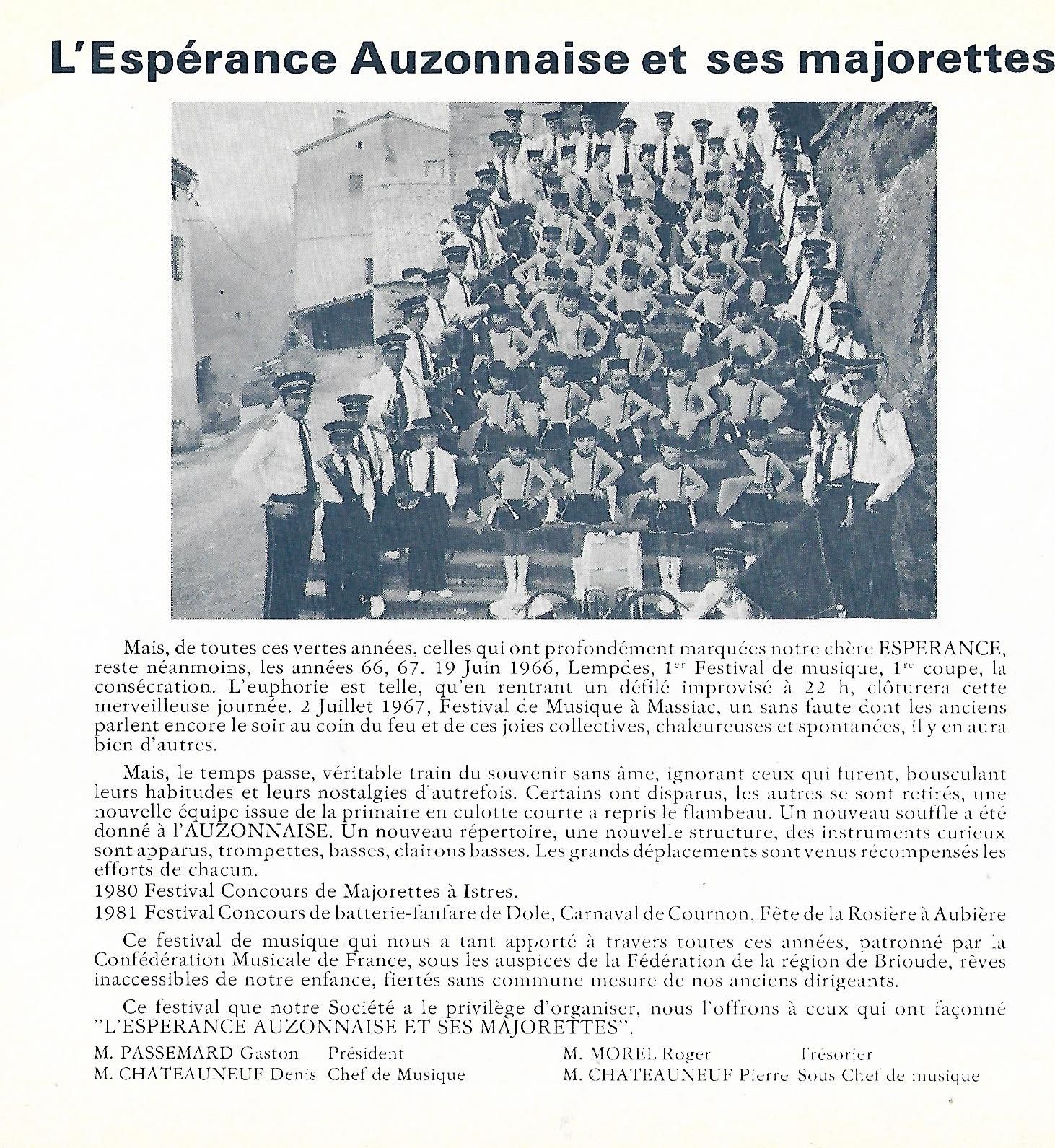 La fanfare à Auzon