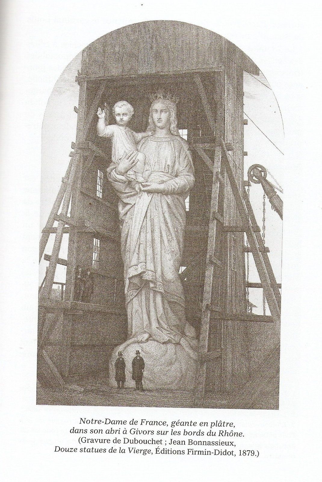 Une statue en plâtre grandeur nature a été réalisée afin de définir les plans de joints car tellement colossale il sera impossible de la faire en une seule pièce.  En partant de ce modèle le moule sera réalisée en silice additionné d'argile compacté pour la partie extérieure et l'intérieur (noyaux)sera réalisé en sable et résine.  La statue comporte cent cinq pièces principales et neuf cents pièces annexes.  L'assemblage est réalisé à l'intérieur par des gros boulons