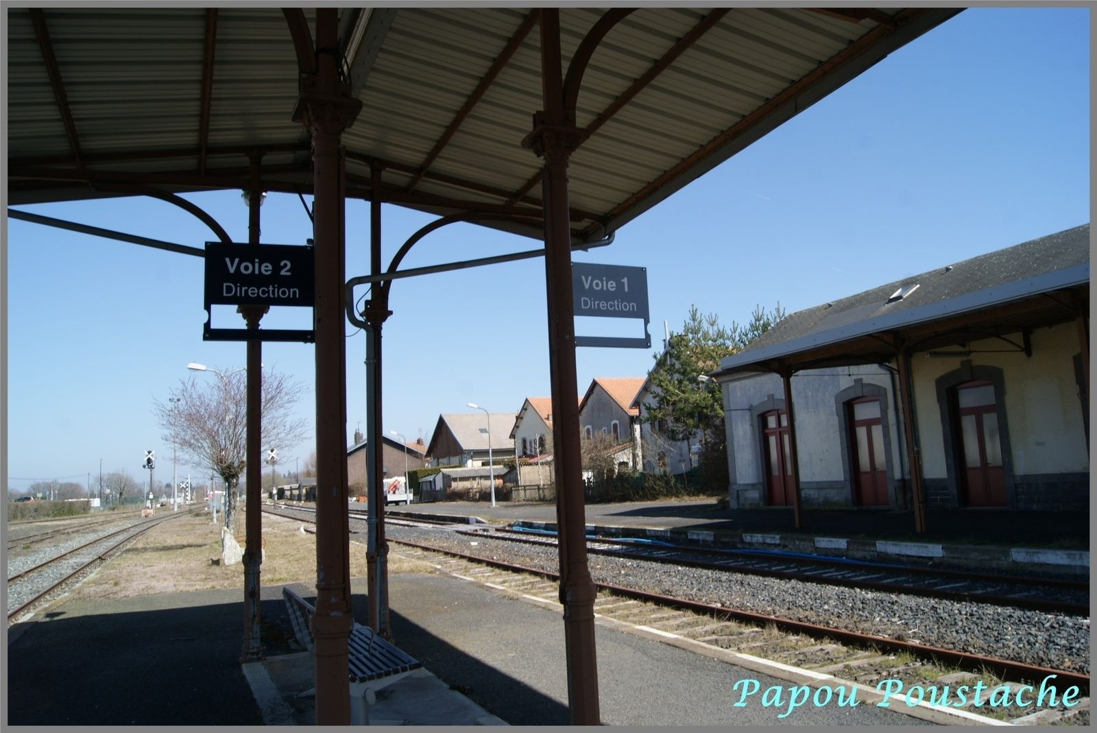 La gare de Bourg Lastic Messeix