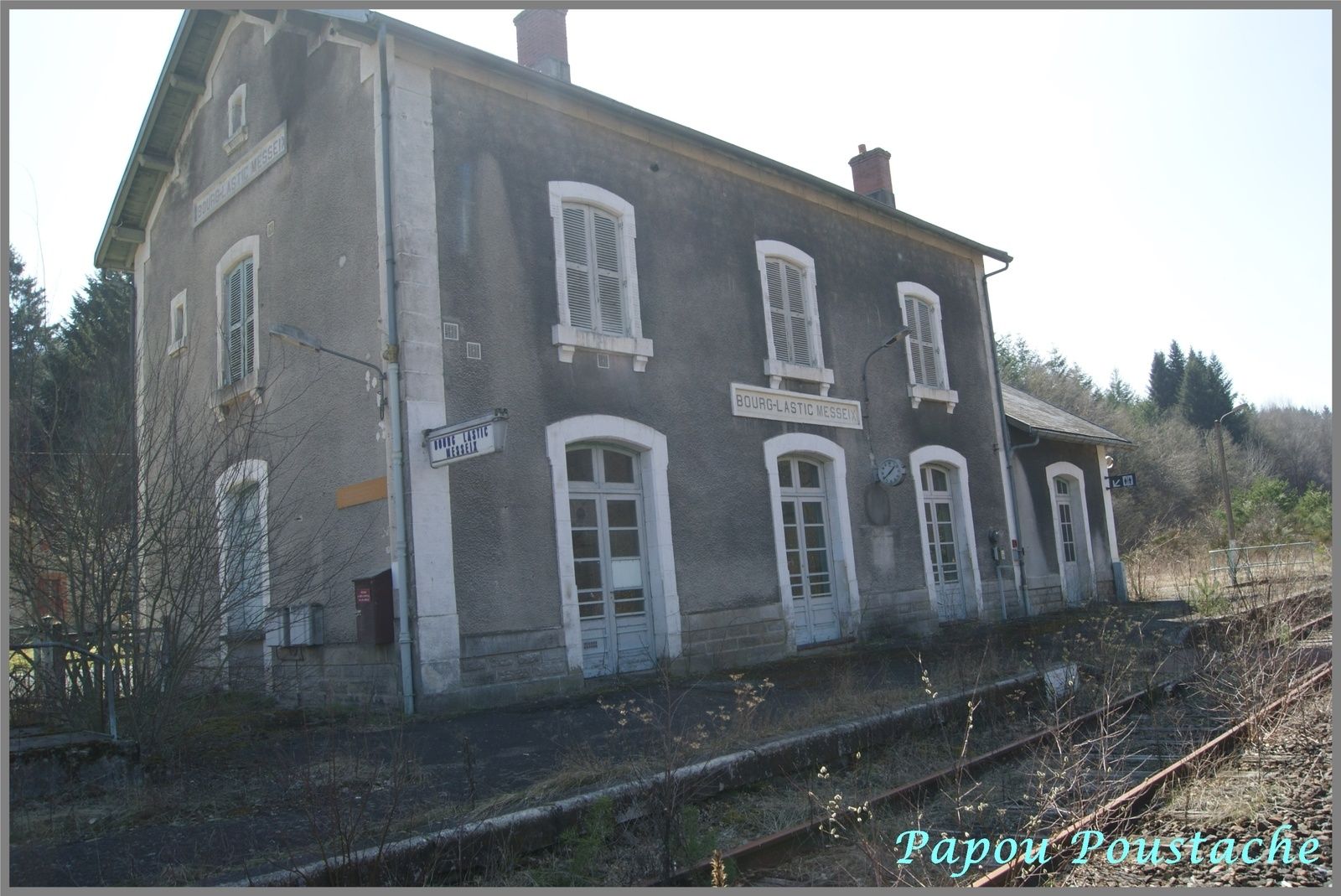 La gare de Bourg Lastic Messeix