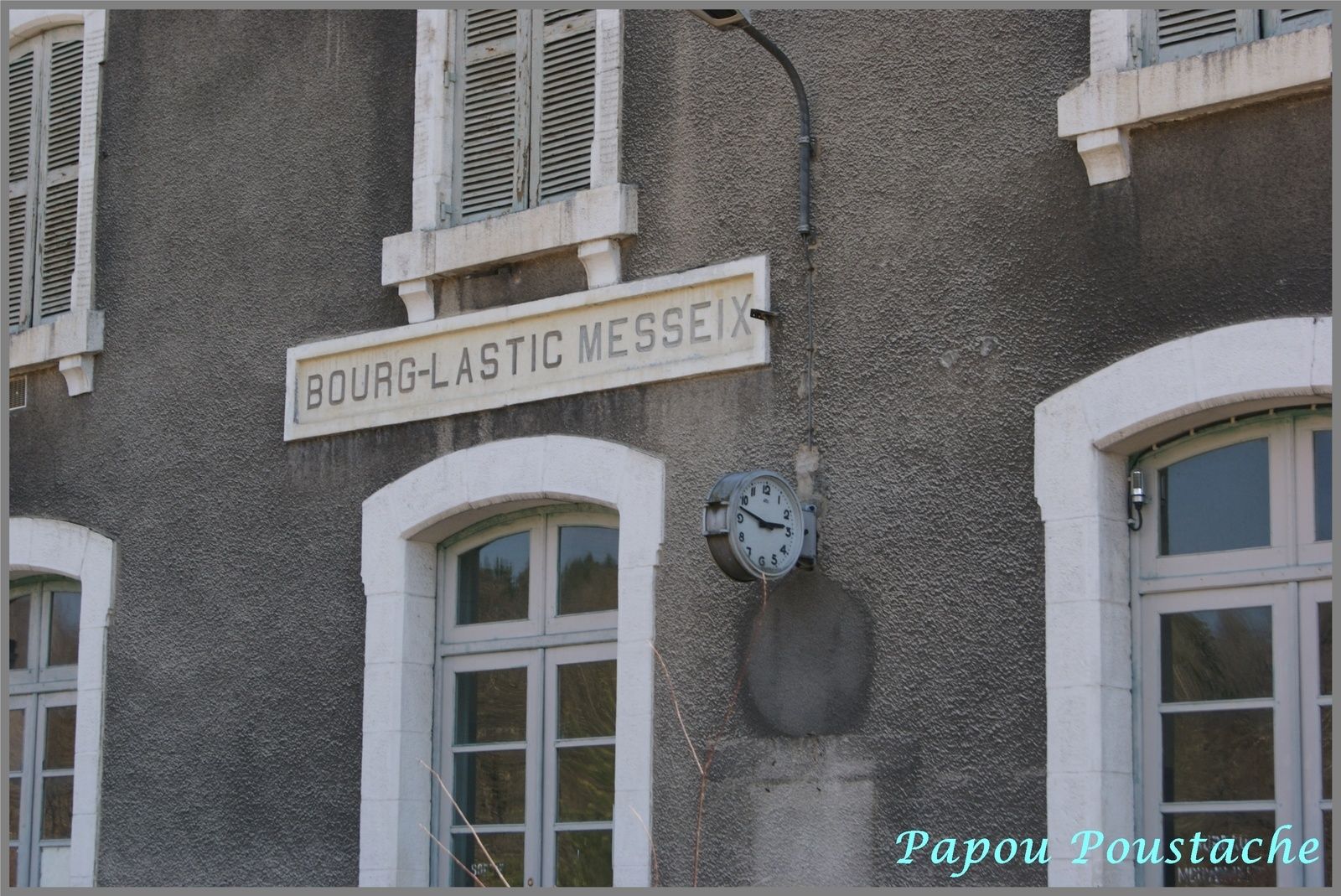 La gare de Bourg Lastic Messeix