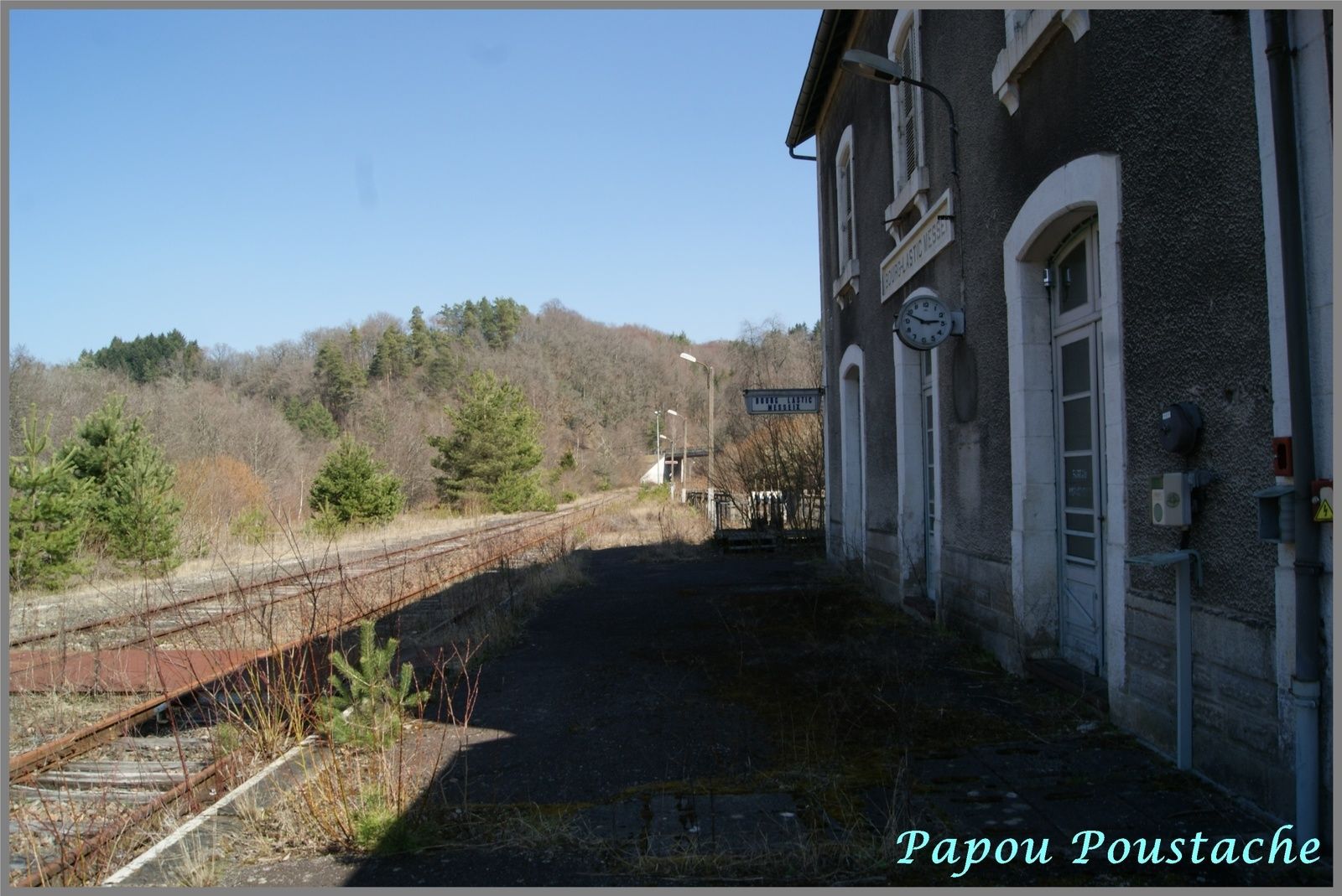 La gare de Bourg Lastic Messeix