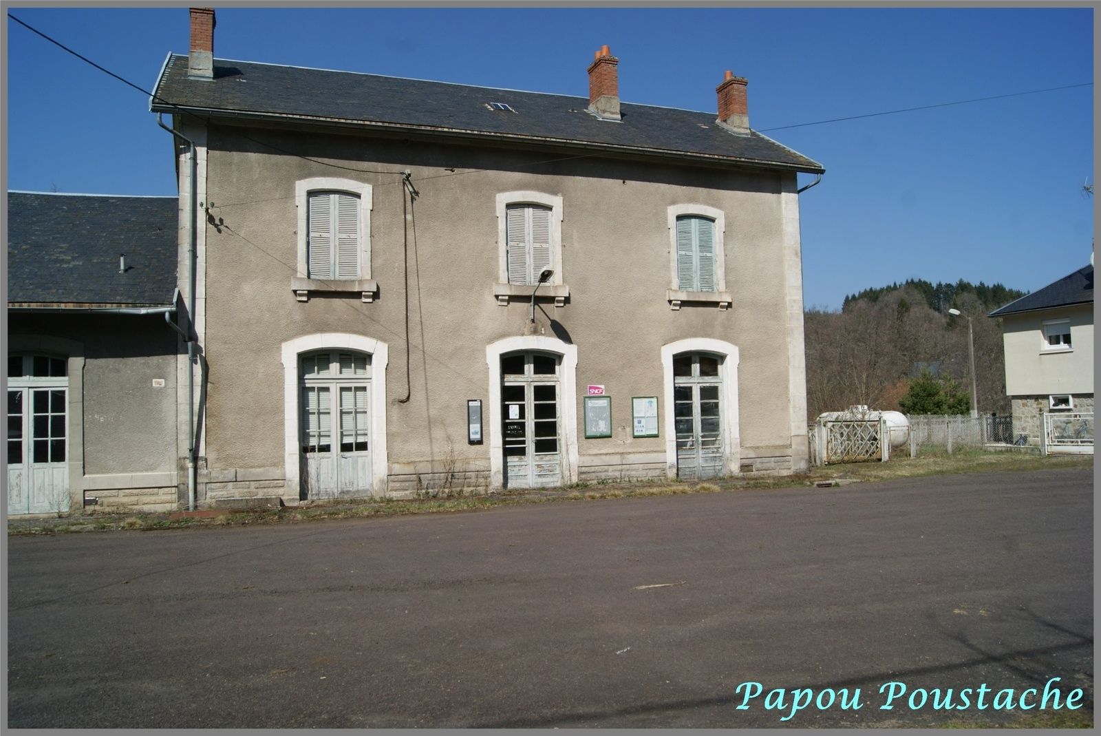 La gare de Bourg Lastic Messeix