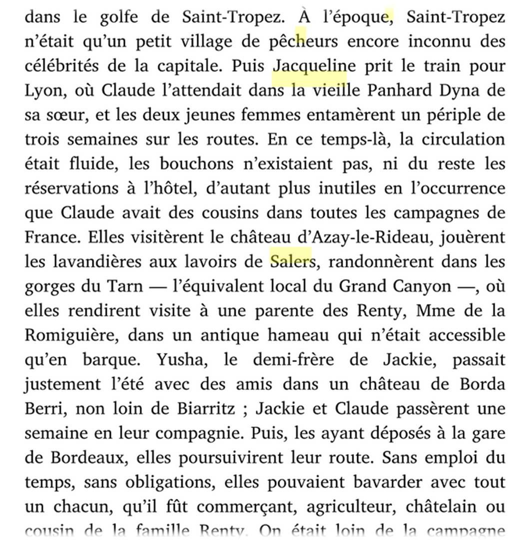 Jackie à Salers