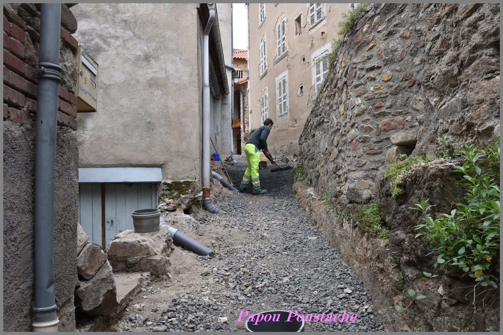 Pavage d'une route