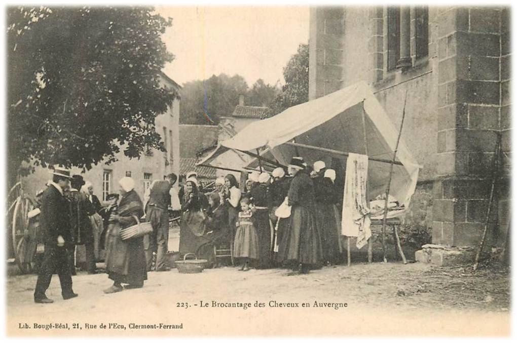 Le marché aux cheveux