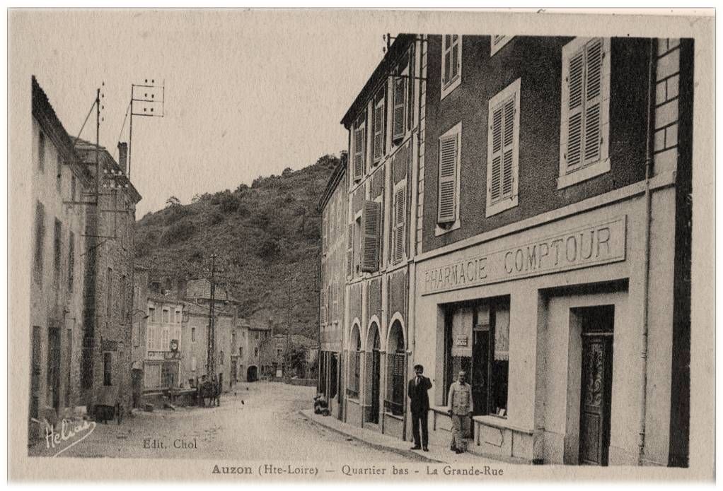 Auzon 1900 à 1942 en photos