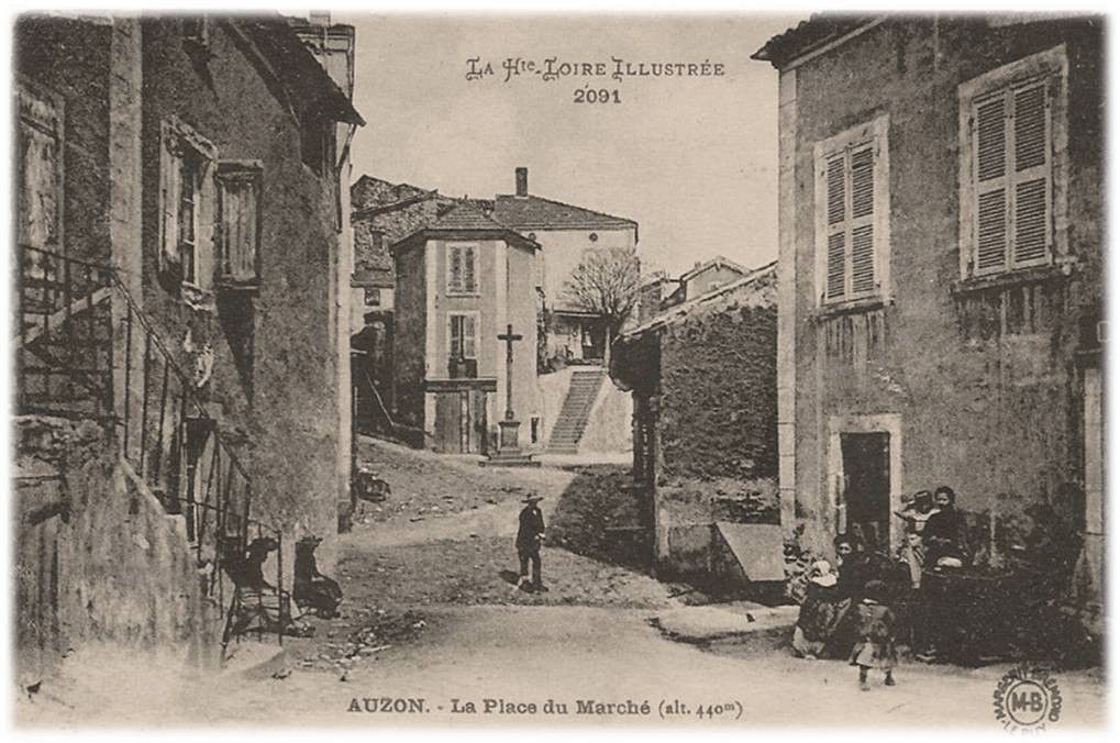 Auzon 1900 à 1942 en photos