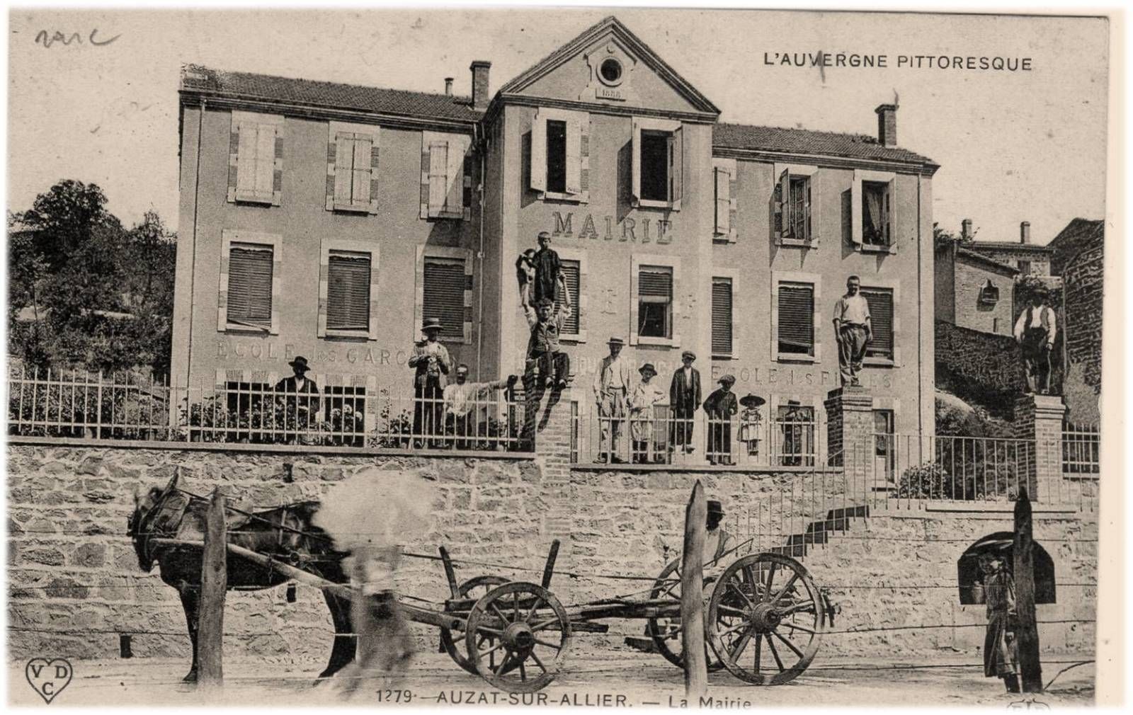 Auzat sur Allier(Lacombelle et saut du Loup)de 1890 à 1920