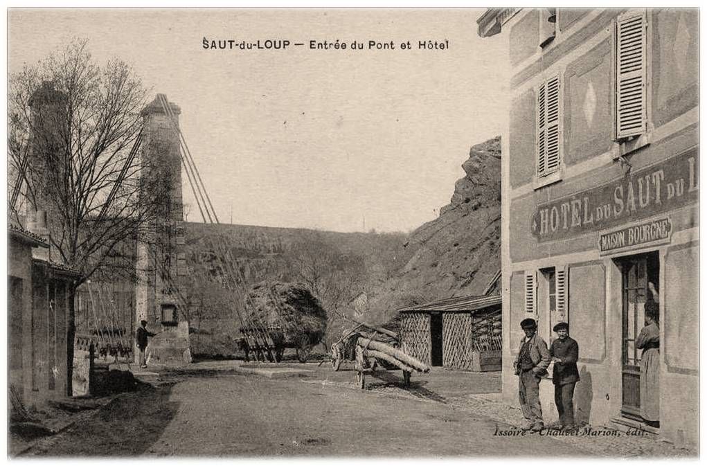Auzat sur Allier(Lacombelle et saut du Loup)de 1890 à 1920
