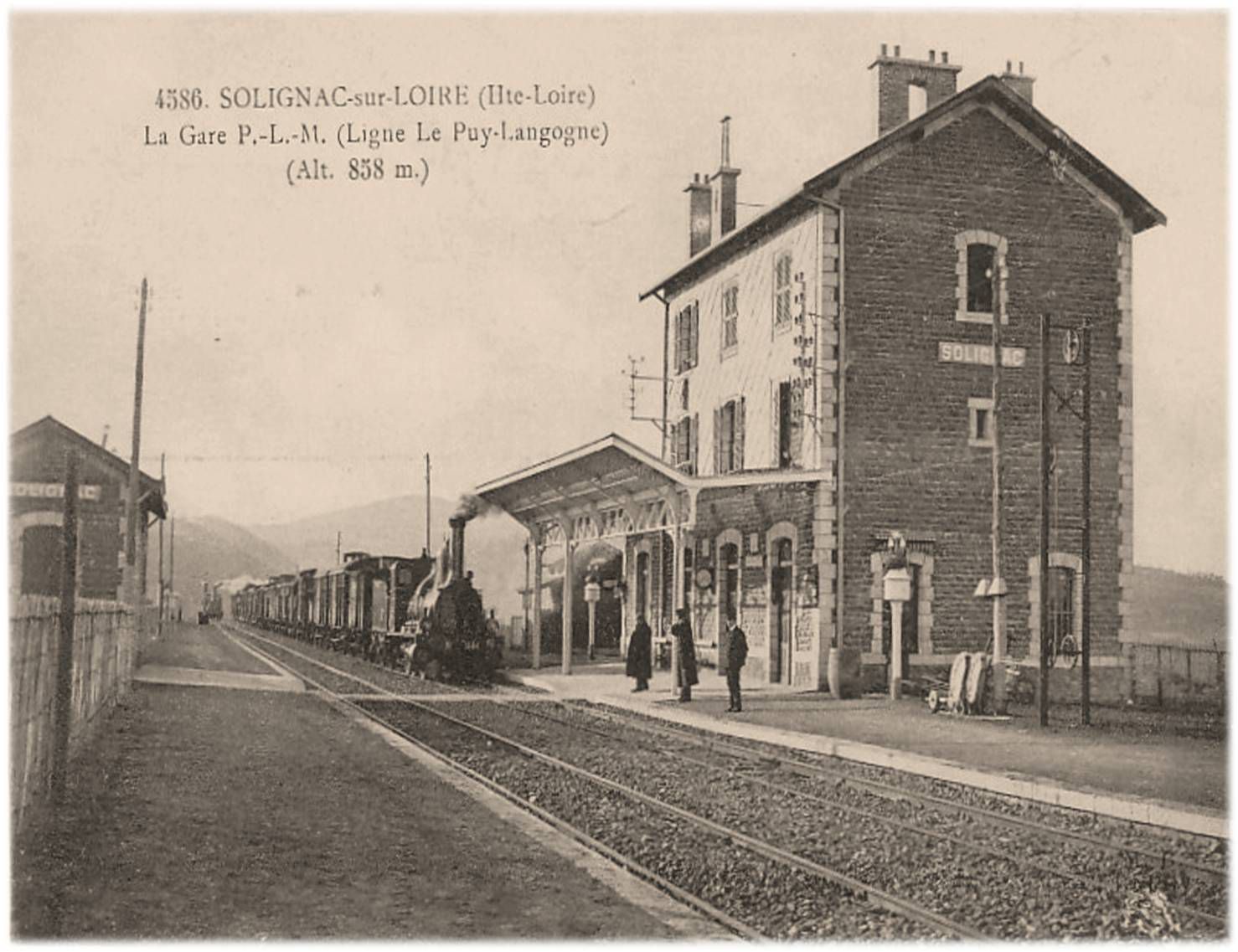 La gare de Solignac sur Loire