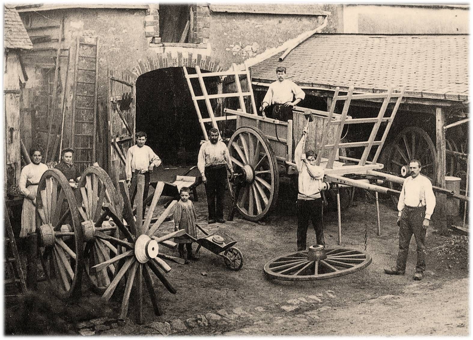 Le charron et le char auvergnat