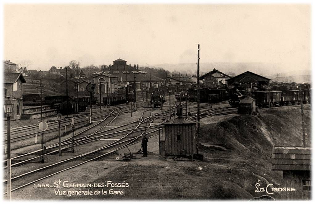 Gare de Saint Germain des Fossés et mes souvenirs