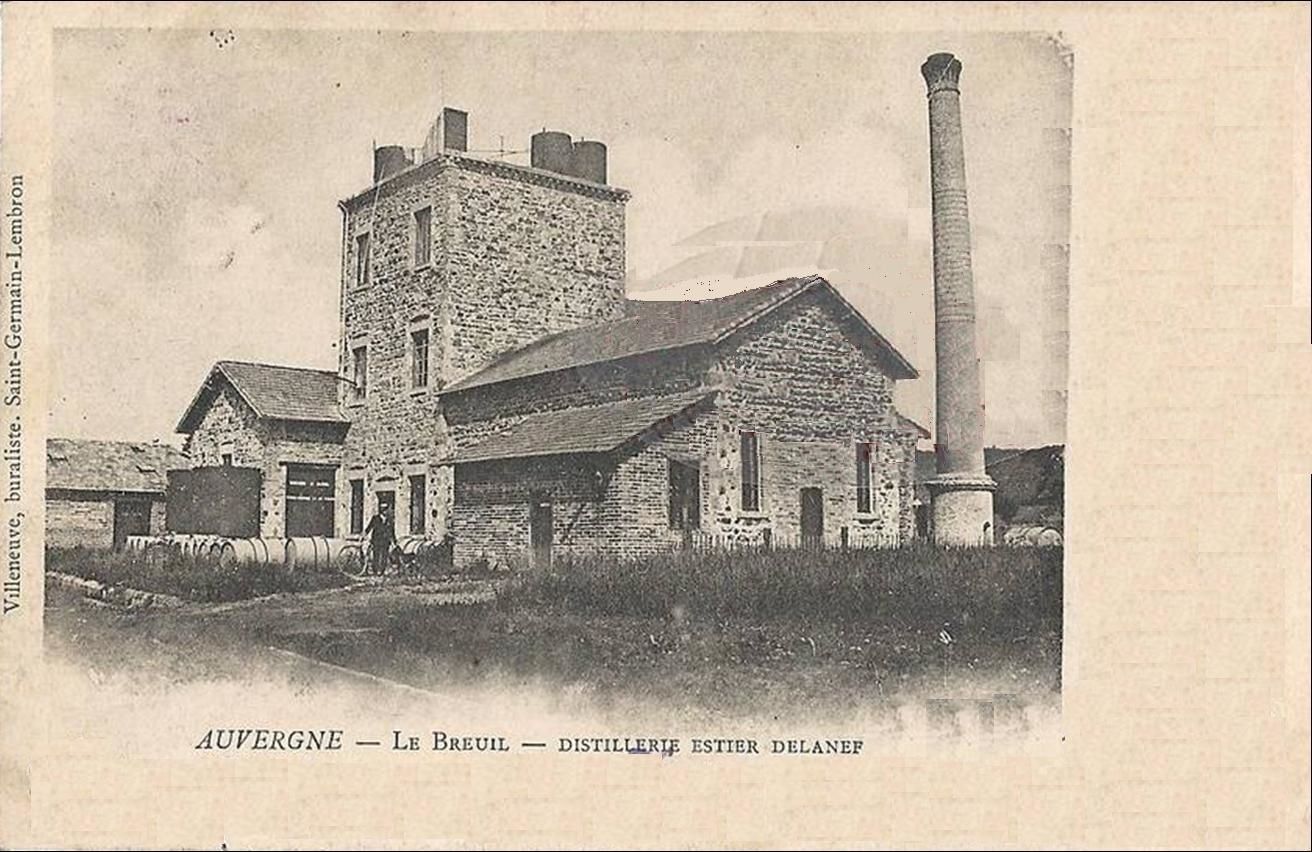 Ancienne distillerie de betteraves au Breuil sur Couze