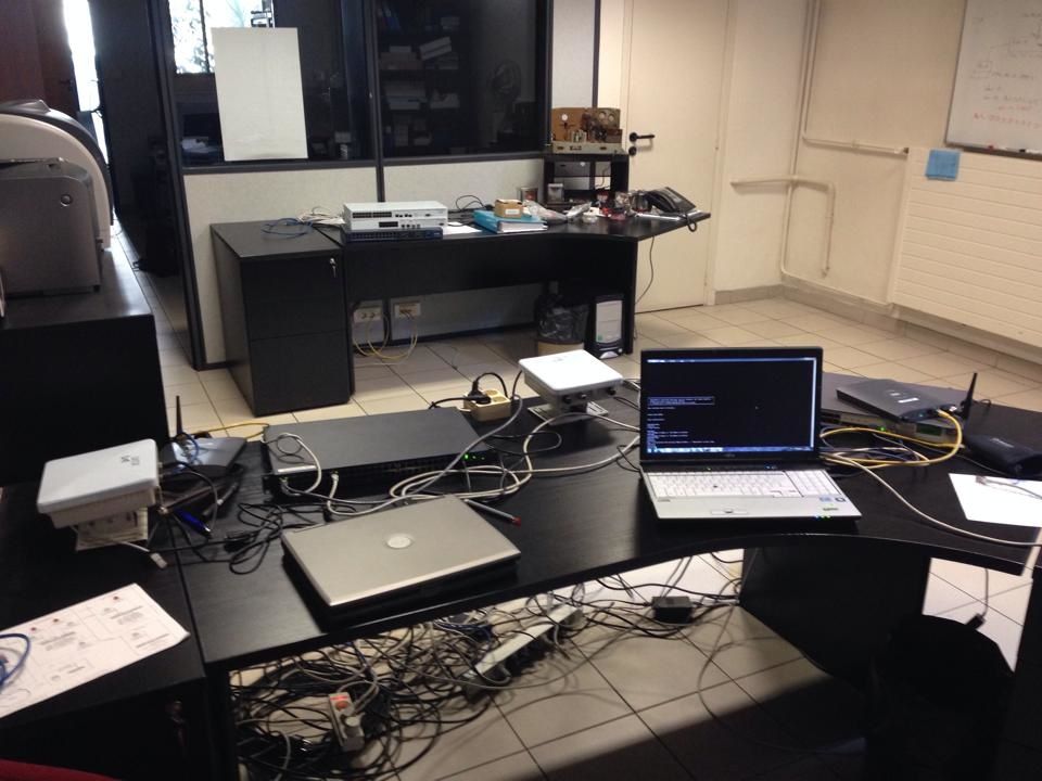 Maquettage réseau agrégat radio