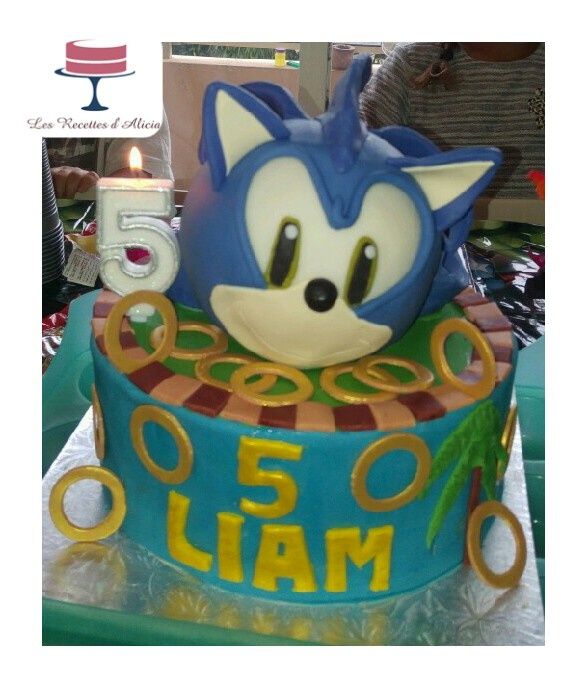 Gateau Sonic Les Recettes D Alicia Gateau Sonic Les Recettes D Alicia