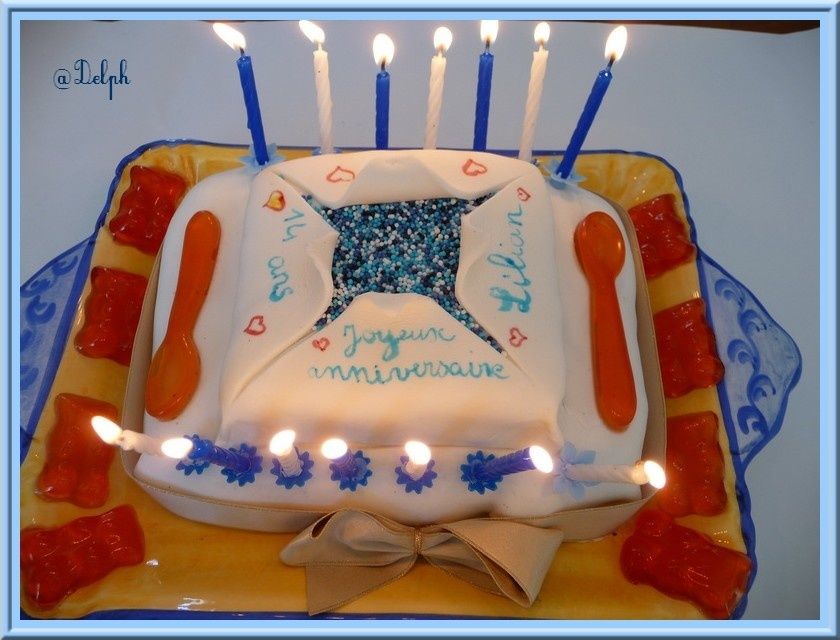 Gateau D Anniversaire Au Chocolat Oh La Gourmande
