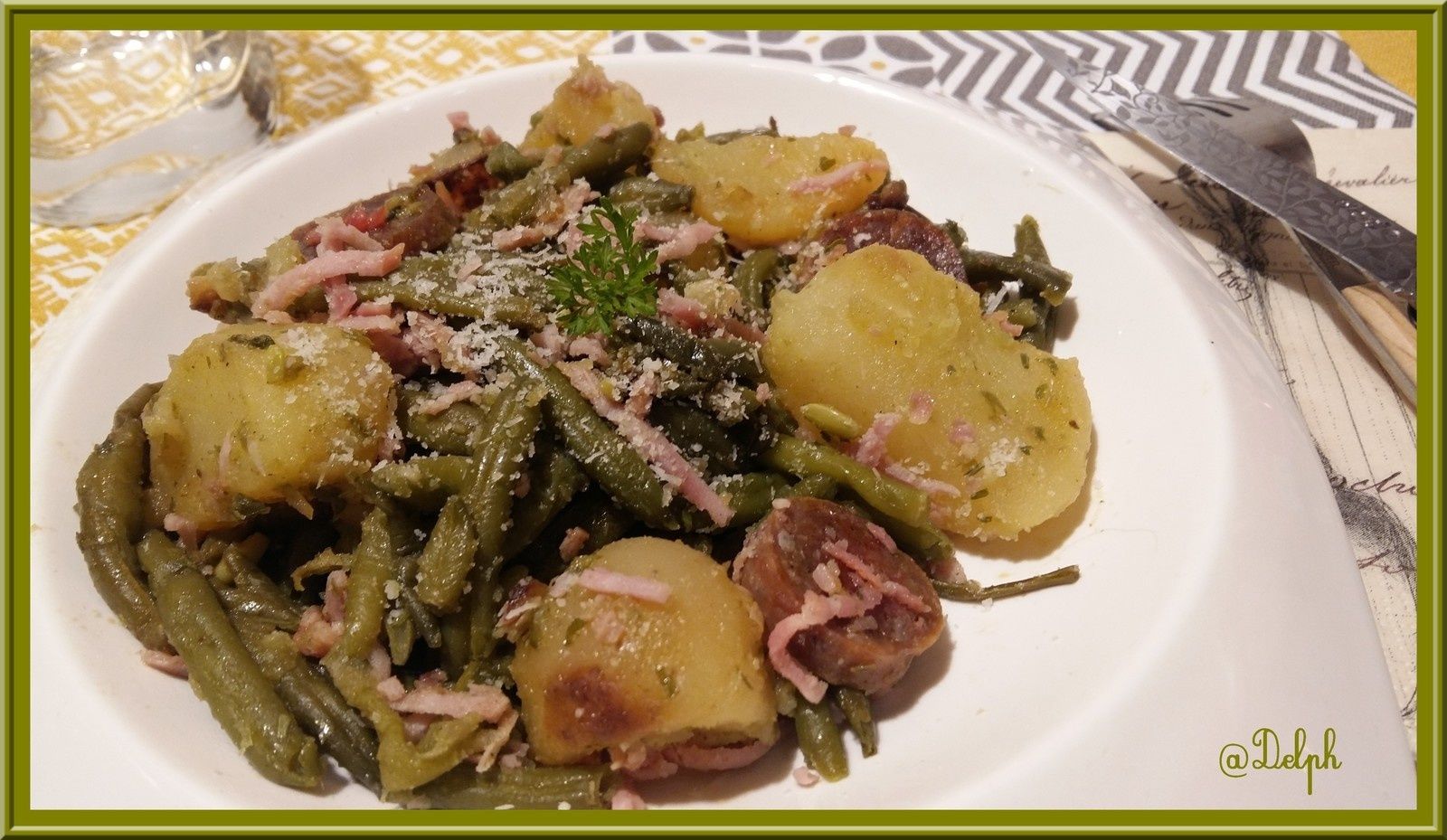 Poêlée De Haricots Verts Et Pommes De Terre Oh La Gourmande