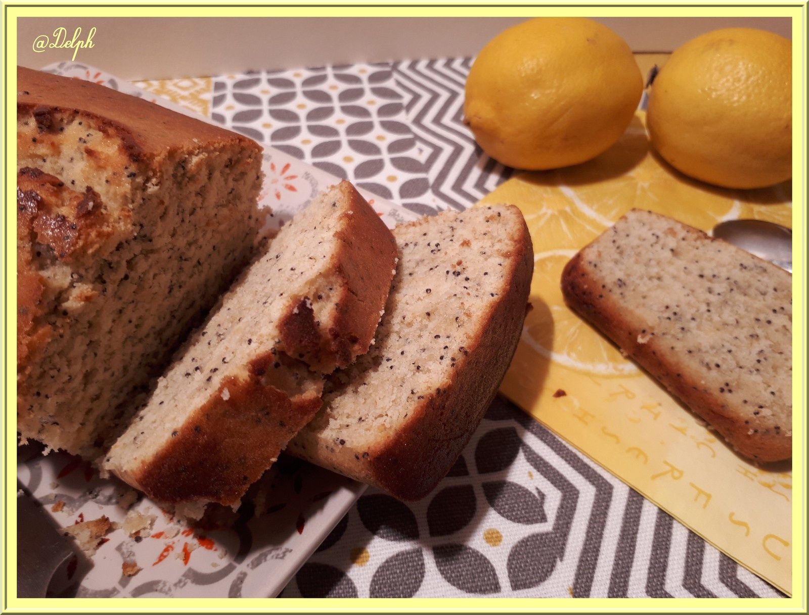 Cake Au Citron Et Au Pavot Thermoblogs Agregateur De Recettes Thermomix